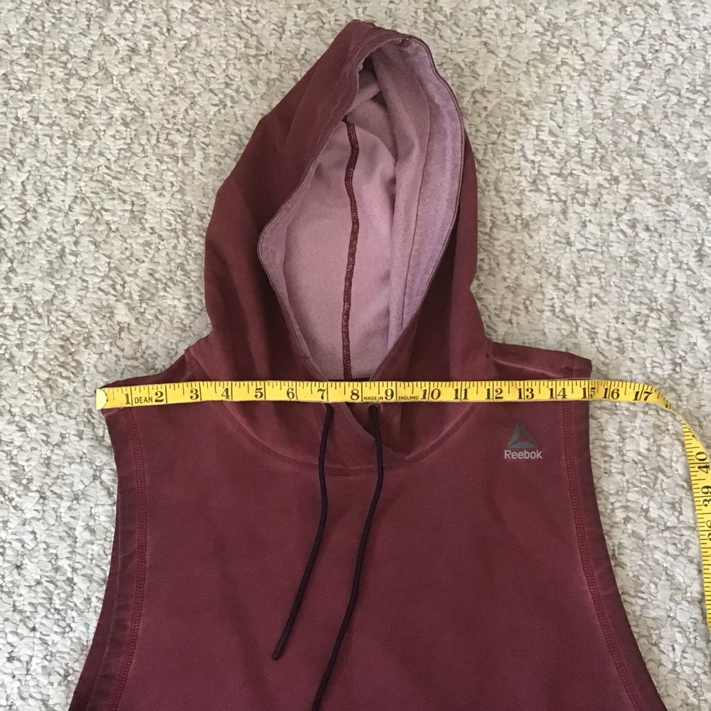 Reebok Women's Sleeveless Cropped Hoodie - Picture 6 of 8